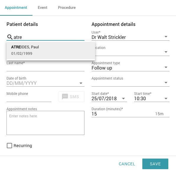 Appointment Book in Gentu
